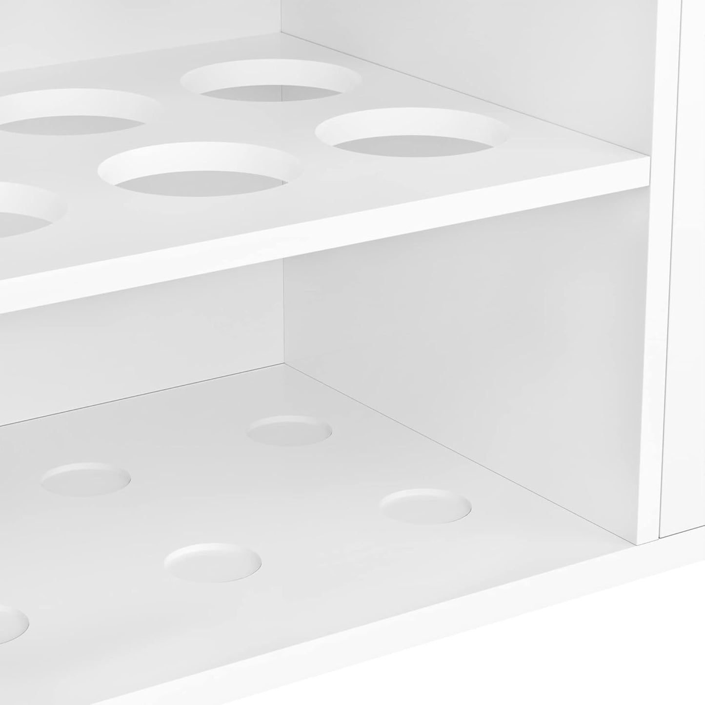 HBlife Acrylic Magnetic Dry Erase Marker Holder for Whiteboard, Wall Mount 10 Slots Magnet Pen Pencil Holder for Fridge Refrigerator, Locker Organizer Accessories for School Classroom Office, White