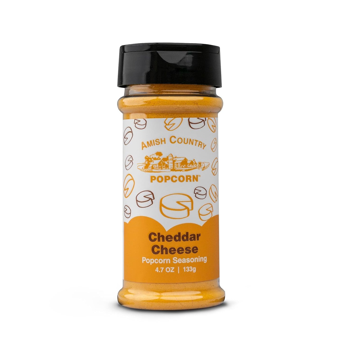 Amish Country Popcorn | Seasoning Variety Pack | 5 Bottles | Ballpark Buttersalt, Cheddar Cheese, White Cheddar, Ranch, Sour Cream and Onion | Old Fashioned, Non-GMO and Gluten Free