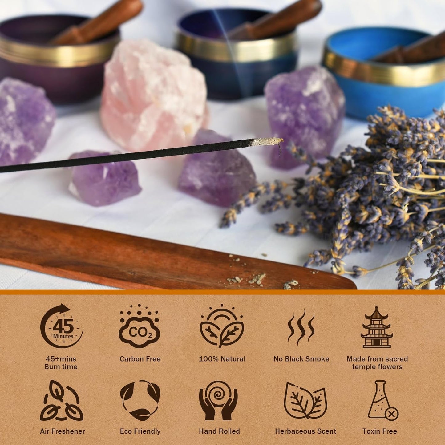 Incense Sticks Variety Pack-240 Insence-Sticks (12Incents x 20 Insense) -White Sage Palo Santo Dragons Blood Sandalo-Natural Inscents-Sticks Non Toxic Cleansing Incienso+Slow Burning Inscents