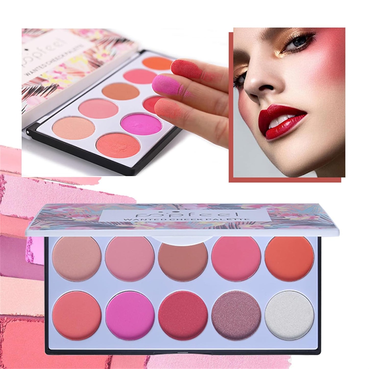 All in One Makeup Kit For Beginners Full Kit, Full Makeup Kit For Teen Girls, Makeup Gift Set, Include Eyeshadows, Concealer, Cosmetic brush, Lip Gloss, Lipstick, Powder puff, Mascara -007