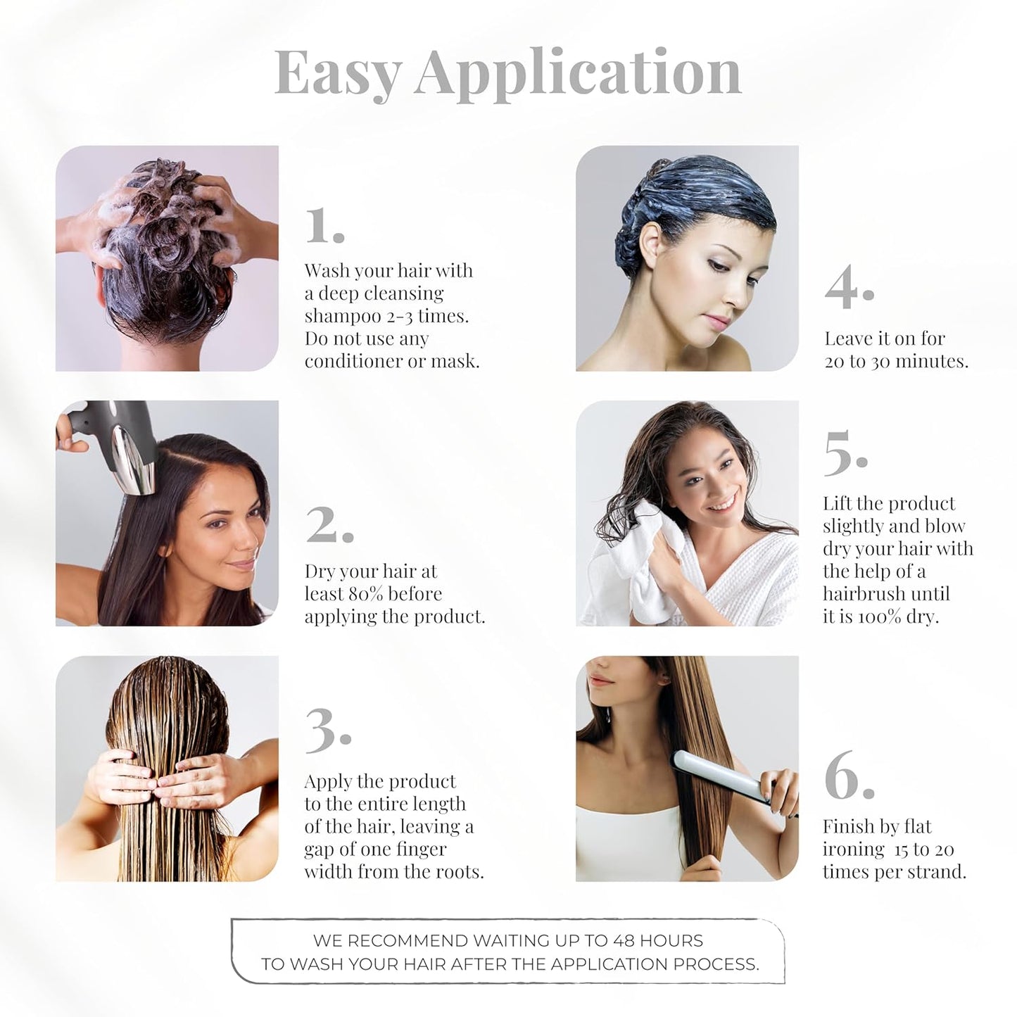 Expert Hair Sensation, Brazilian Keratin Hair Treatment - Anti Frizz for All Hair Types β Long-Lasting Straightening - Keratina Para Alisar El Pelo, Emulsion Zero Alisado (100ml/3.38 oz)