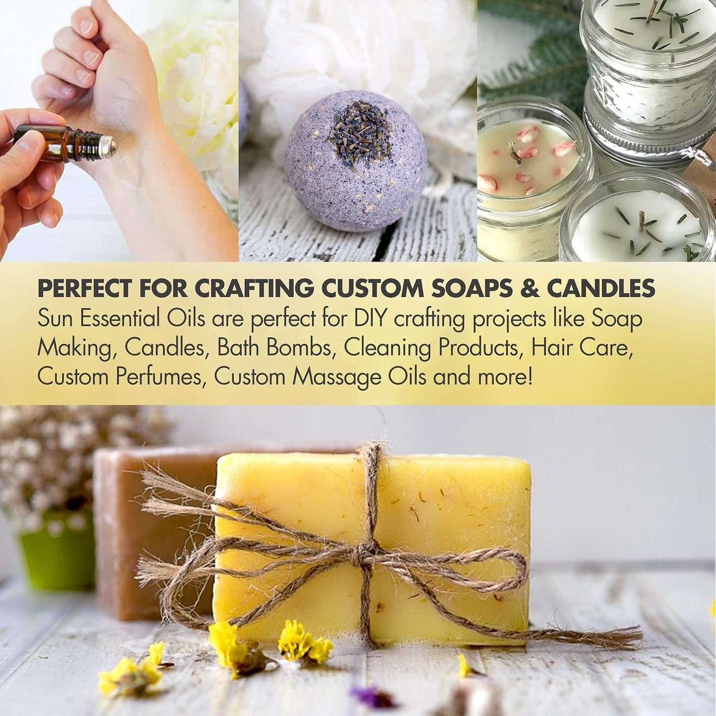 Sun Essential Oils Deep Muscle Ease Blend Essential Oil 16oz for Aromatherapy Diffuser, and Muscle Ease