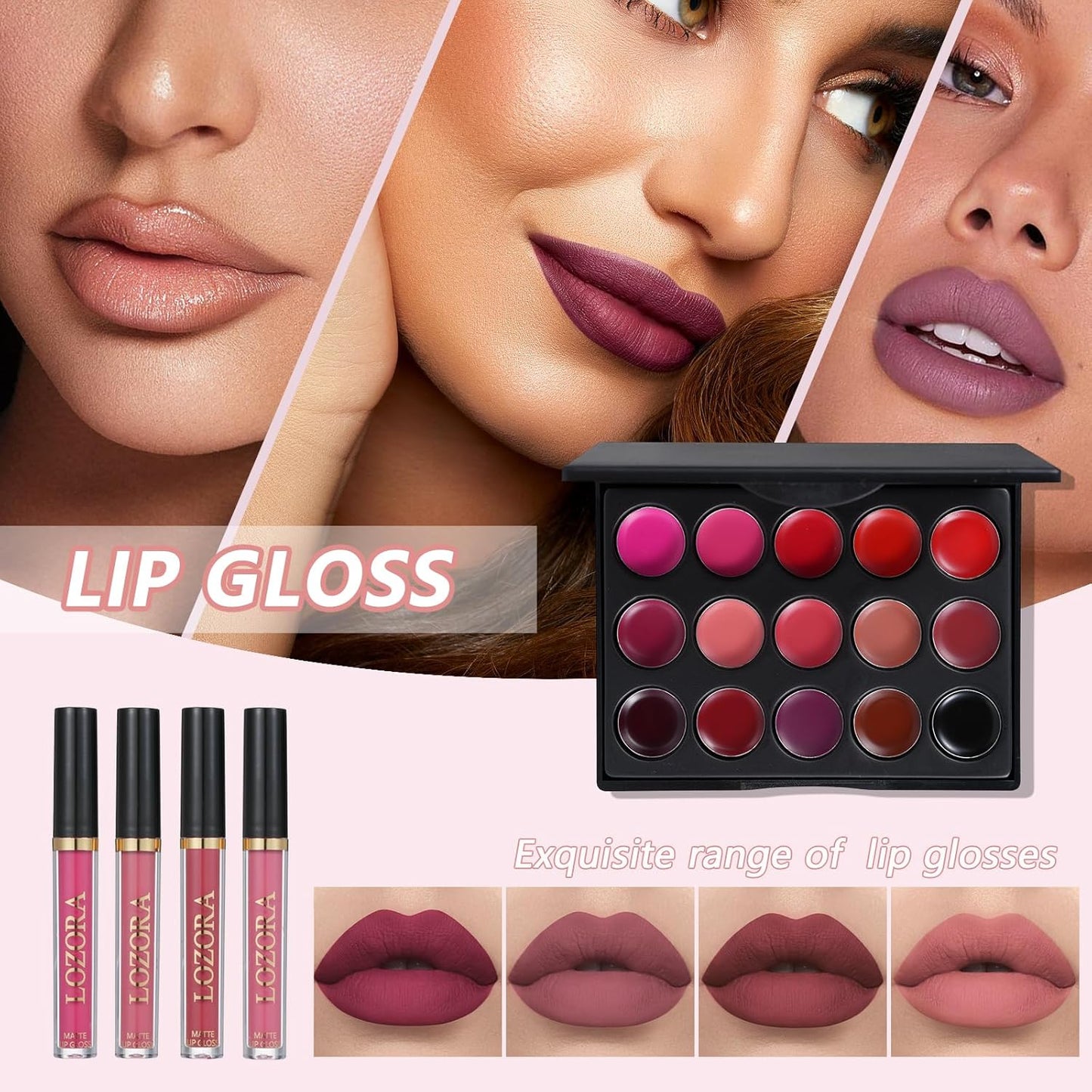 All in One Makeup Kit Makeup Kit for Women Full Kit Makeup Set Multipurpose Bundle Holiday Gift Box Essential Starter Bundle Include Full Makeup Kit for Women (Box3)