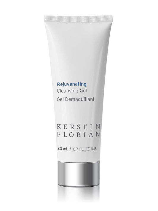 Kerstin Florian Rejuvenating Cleansing Gel | Travel Size | Gentle Face Wash Cleanser and Makeup Remover for Women | Gentle Formula Removes Dirt & Oils to Clarify and Brighten Skin, .7 fl oz