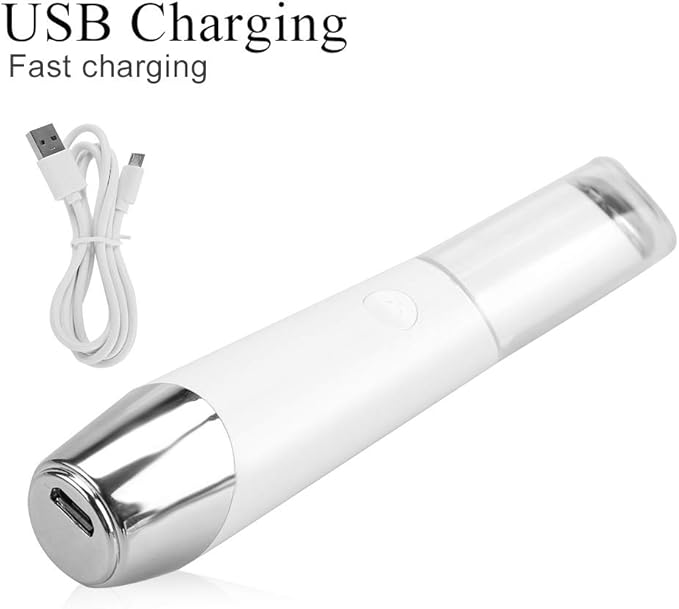 Eye Face Massage Tool Wand Pen, Portable Electric Eye Lift Wand Heated Warm Eye Lip Massager Vibration Skin Care Tool for Eyes