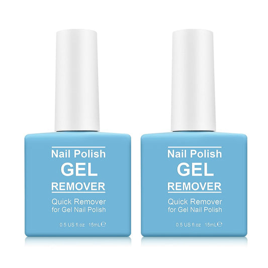 Gel Nail Polish Remover, 2Pack Nail Polish Remover Tool, Professional Remover Gels at Home, No Need Soaking or Wrapping