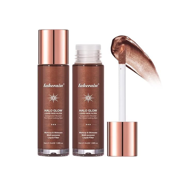 Halo Glow Liquid Face Filter, Complexion Booster For A Glowing, Soft-Focus Look, Infused With Hyaluronic Acid, Vegan & Cruelty-Free 1.06 OZ/31.5ml -08