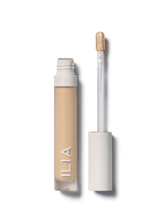 ILIA - True Skin Serum Concealer | Non-Comedogenic, Cruelty-Free, Vegan, Safe For Sensitive Skin, Reduces Appearance of Dark Circles + Blemishes (Suma SC1.5, 0.16 oz | 5 ml)