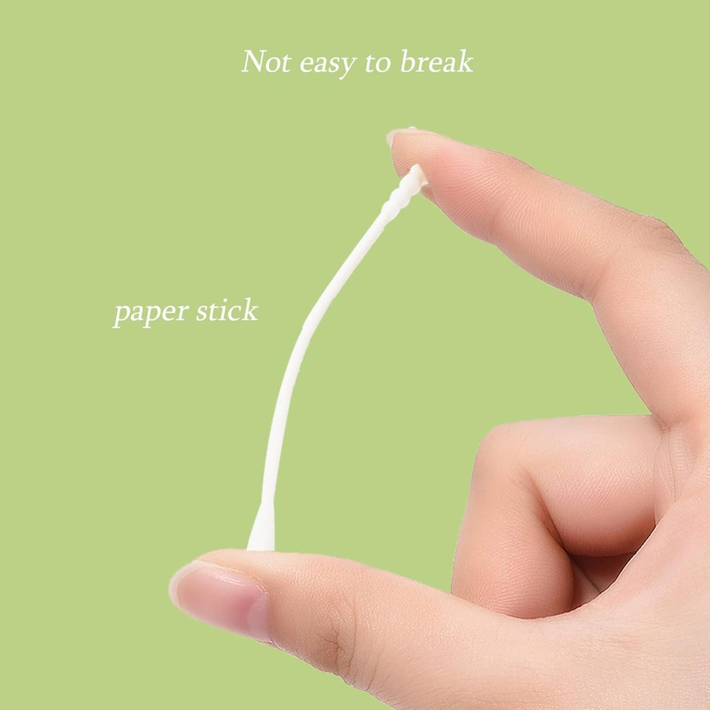 1000 Count Mini Cotton Swabs, Spiral/Round Cotton Swab with Paper Stick for Personal Care and Cleaning