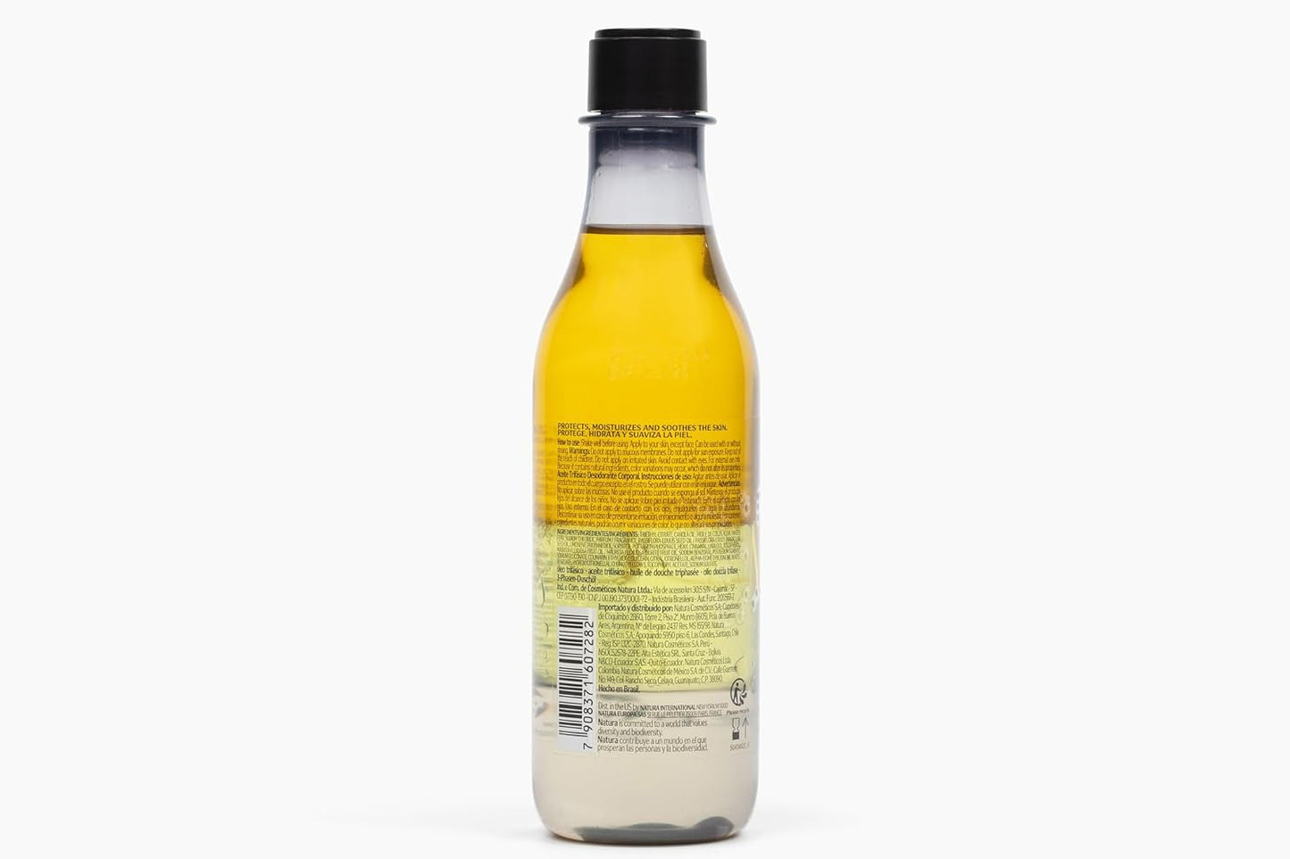 NATURA - Ekos Maracujá Triple Phase Shower Oil - Calming In-Shower or Bath Oil - Scented - Skin Moisturizer - Vegan Skin Care - Brazilian Beauty Secrets - Self Care - 6.7 fl oz (200ml)