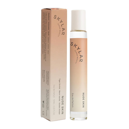 Skylar Nude Skin Eau de Parfum - Hypoallergenic & Clean Perfume for Women & Men, Vegan & Safe for Sensitive Skin, Notes of Pineapple, Vanilla, Coconut- 10mL /0.33 Fl oz