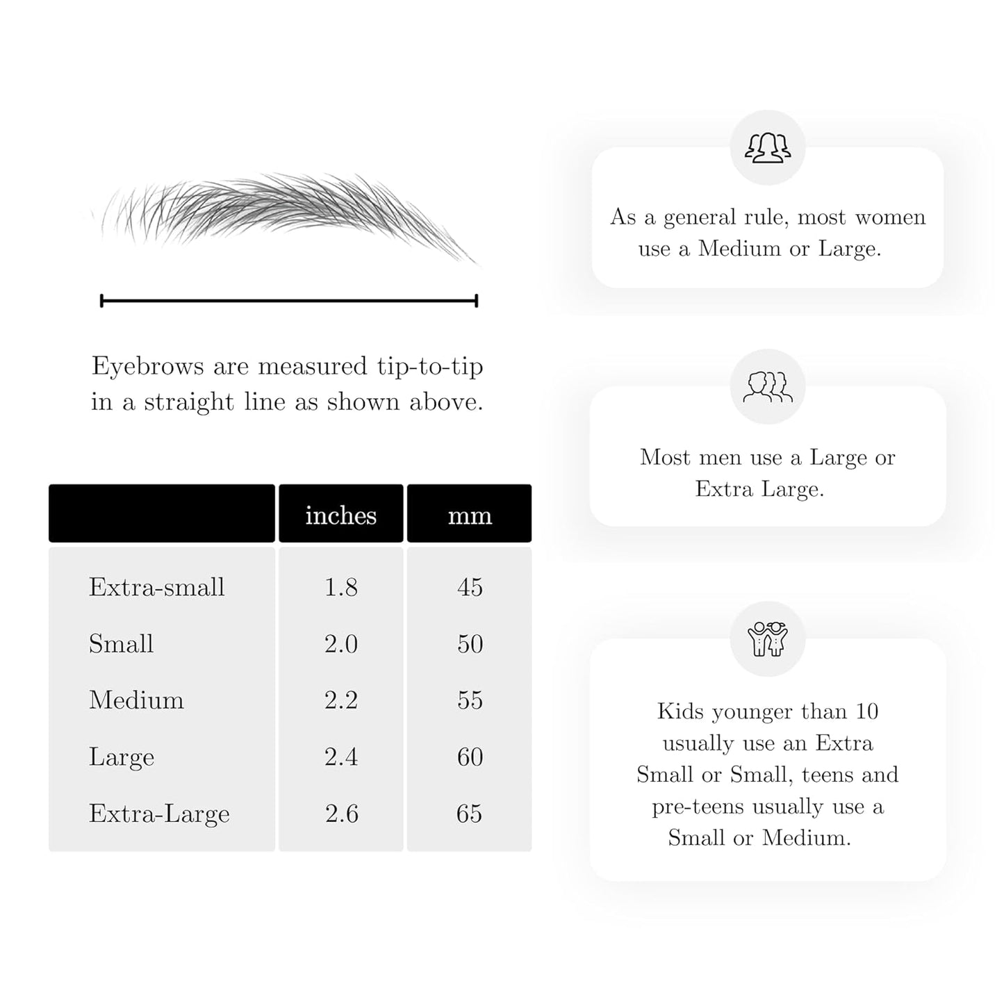 (10 pairs) Taupe Temporary Eyebrow Tattoo - Extra Small Size - Waterproof & Smudgeproof - Sassy Swerve Style Eyebrow Stickers - Sheet Lasts up to 30 Days - Won't Work on Existing Brows