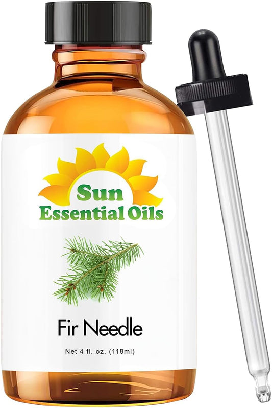 Sun Essential Oils 4oz - Fir Needle Essential Oil - 4 Fluid Ounces - Fir Needle Oil