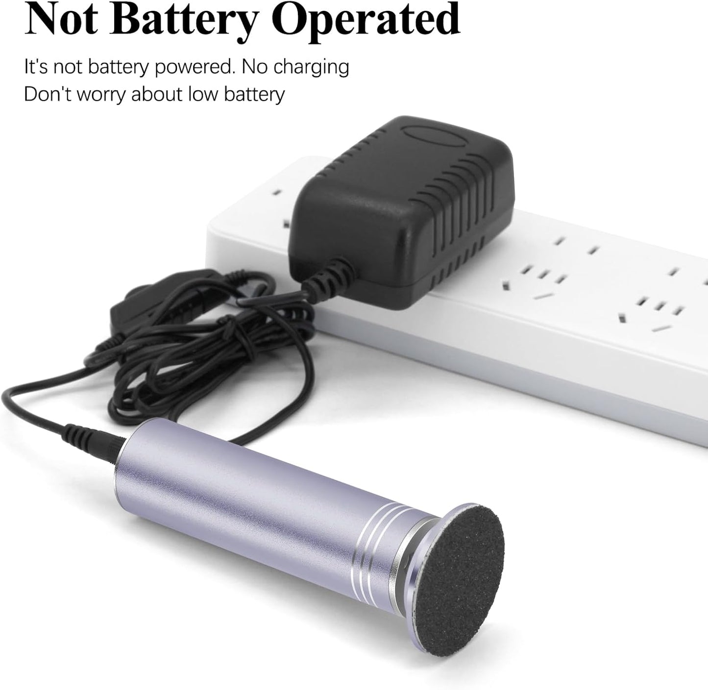 Upgraded Electric Callus Remover for Feet 1200rpm, Adjustable Speed Professional Electric Foot Sander Foot Filer Women Men Pedicure Tools for Feet Callus Remover, FCR-2 Gray