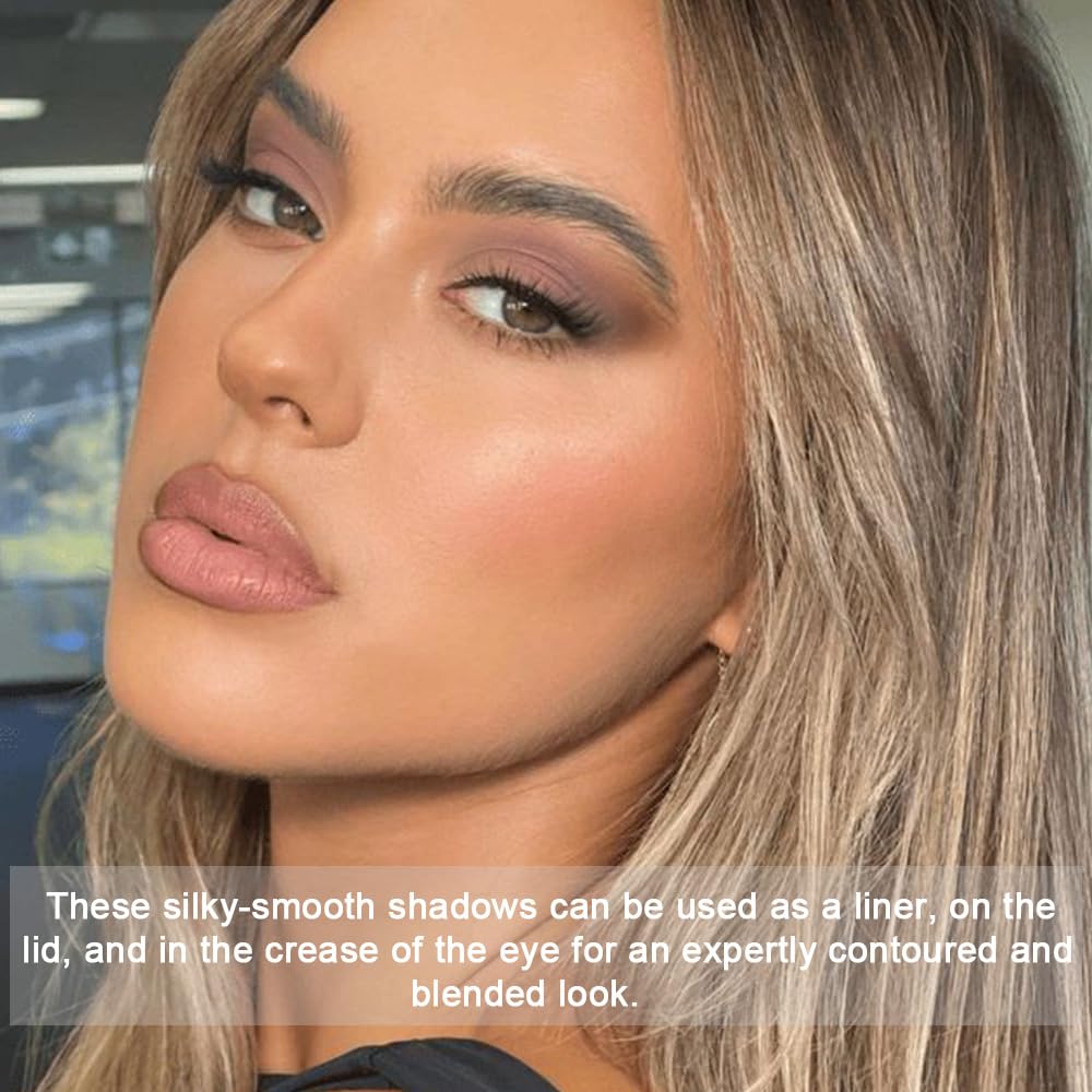 10 Color Matte Eyeshadow Palette, Neutral Taupe & Grey Brown Shades, Ultra-Blendable, Long-Lasting Natural Nude Makeup Palette for Women,Vegan & Cruelty-Free,Perfect for Everyday or Professional Looks