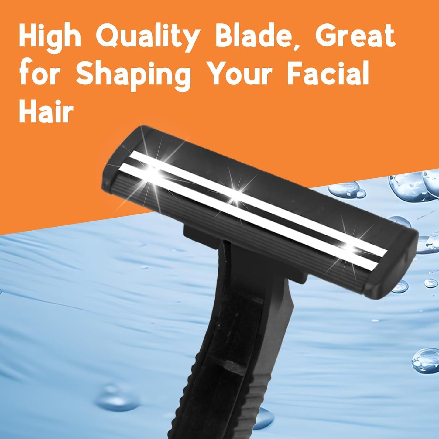 CXYARY 550 Pcs Twin Blade Disposable Razors With Clear Safety Cap, Shaving Razors Bulk for Men &Women, Stainless Steel Blade, Multipurpose Portable Shave Razor for Bathing Hotel Travel, Black