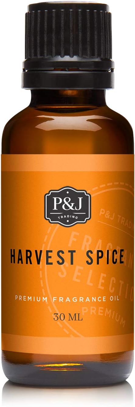 P&J Fragrance Oil - Harvest Spice 30ml - Candle Scents, Soap Scents, Diffuser Oil Scents