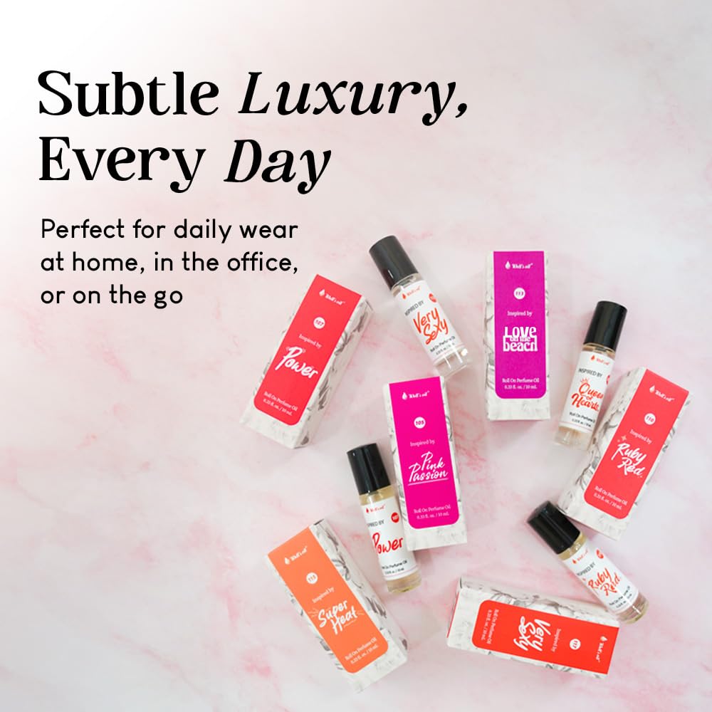 Well's Oil Roll-On Perfume Oil (Opiun) | Aromatic & Floral Notes | Long-Lasting | Paraben-Free | 0.33 Fl Oz / 10 ml