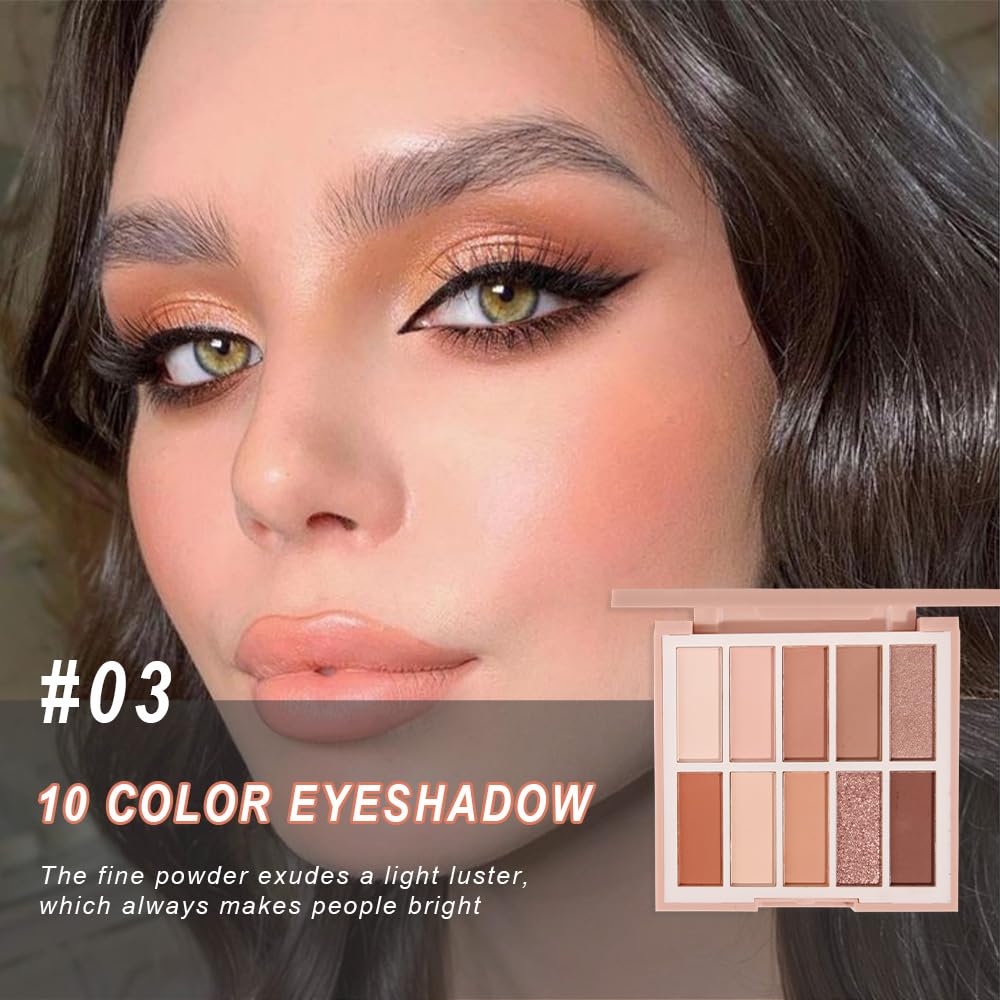 Neutral Nude Eye Shadow Palette,Matte Nude Pink Light Color Cream Eyeshadow Palette,Make Up Pallets for Women Natural Eyeshadow for Eyes Long Lasting Naturing-Looking