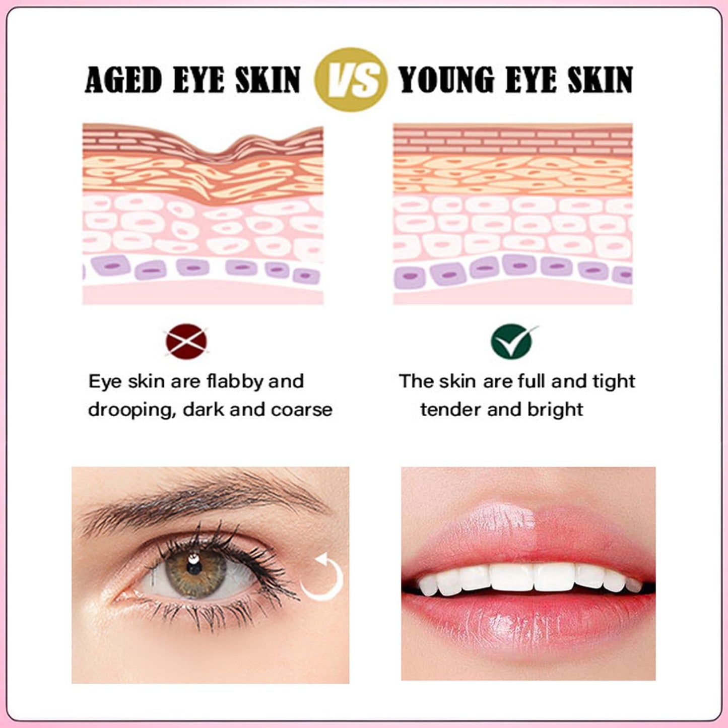 30PCS Lip Masks & 24k Gold Eye Mask, Collagen Eye Mask for Puffy Eyes and Dark Circles Treatments Under Eye Bags,Effectively Nourishes the Lip & Eye Skin,Anti-Aging Eye Patches and Lip Mask