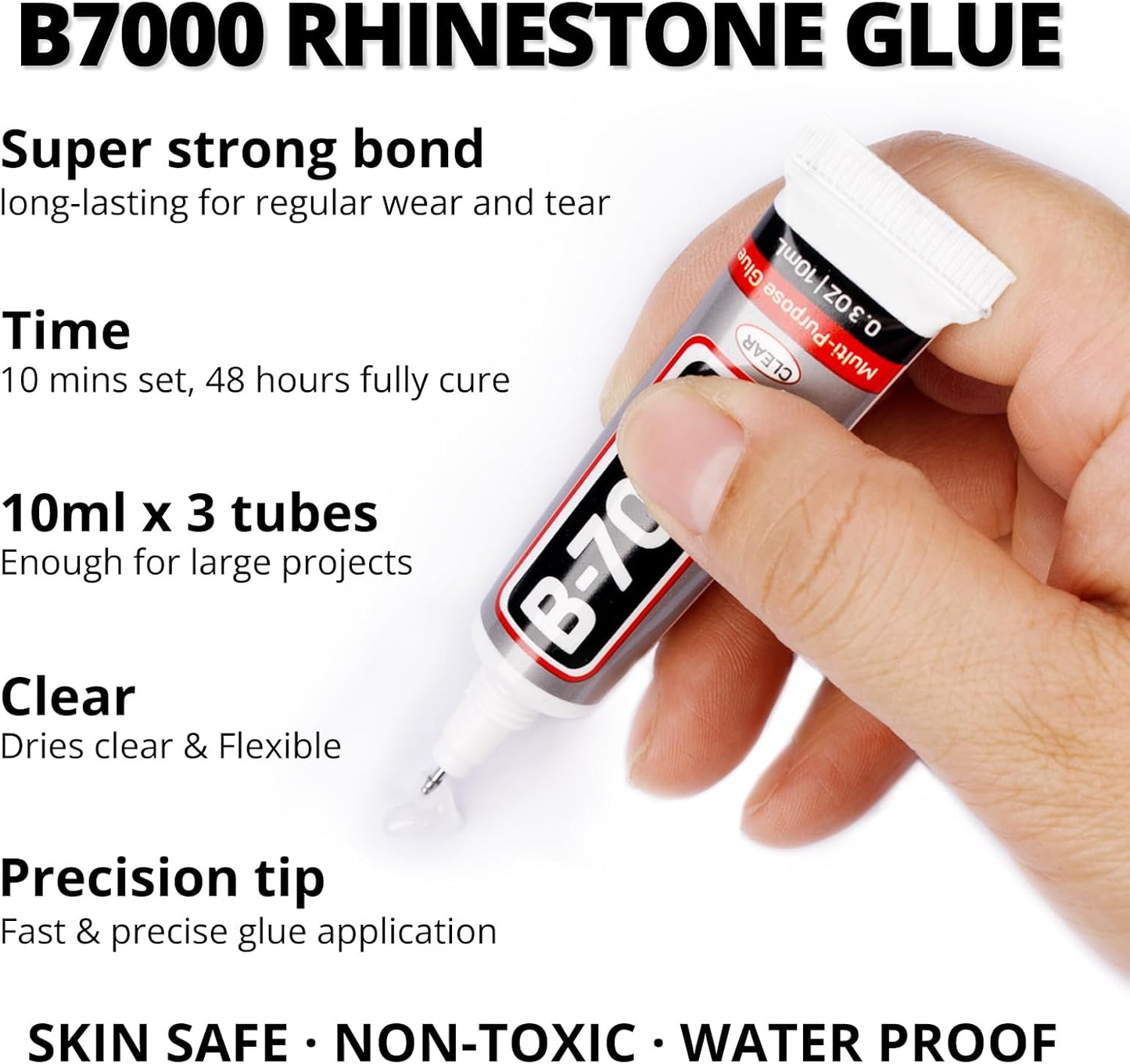 30000Pcs Resin Rainbow Colorful Rhinestones for Crafting Bedazzling, Assorted Color 3mm Flatback Bulk Gems for Crafts Clothing Shoes Fabric Nails, Flat Back Small ab Crystal with 3Pcs 10ml b7000 Glue