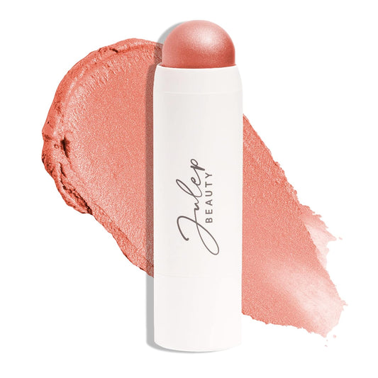 Julep Skip The Brush Cream to Powder Blush Stick - Rose Gold - Blendable and Buildable Color - 2-in-1 Blush and Lip Makeup Stick
