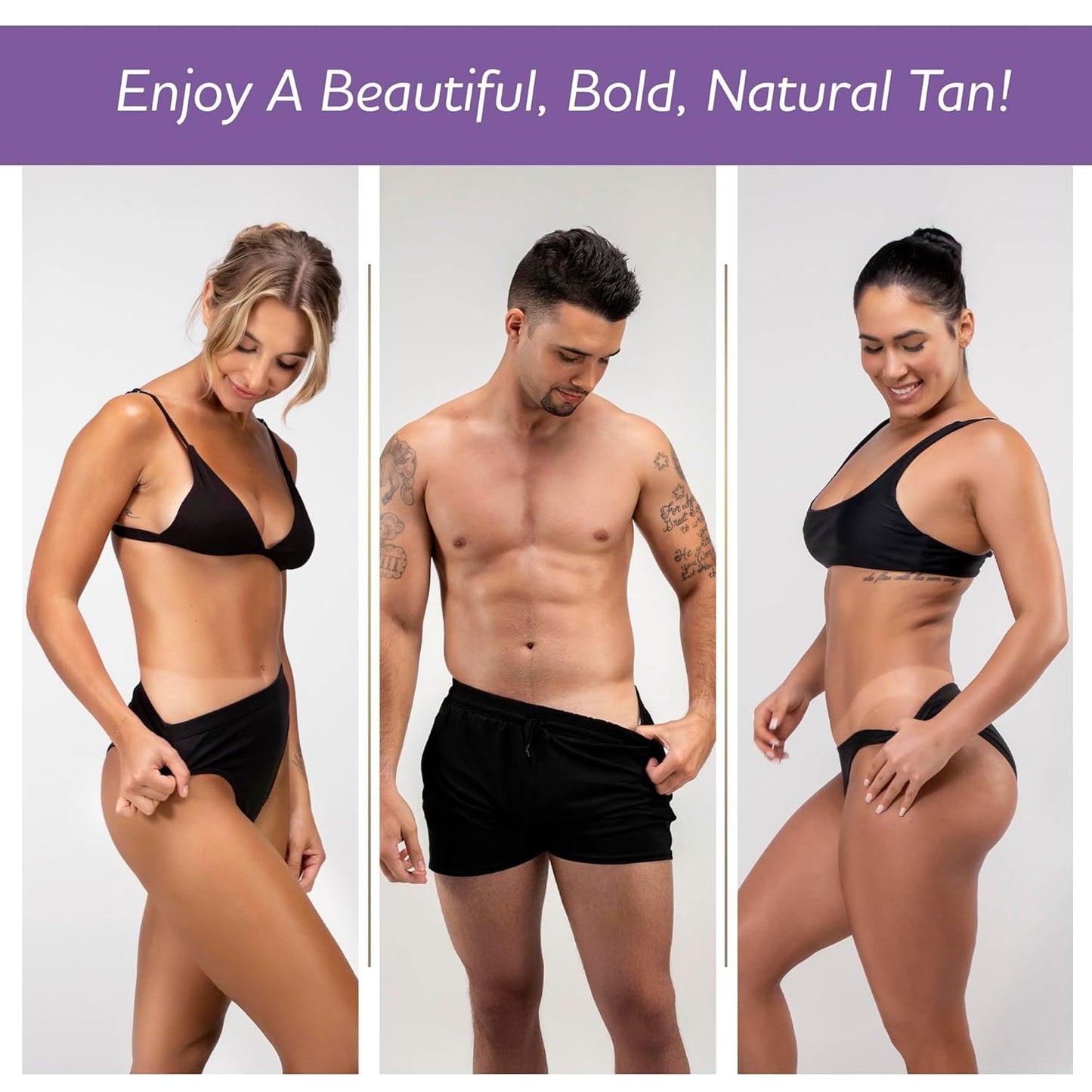 Norvell Venetian Sunless Self Tanner Gradual Color Extender Moisturizing Lotion, Travel Size 2.5 fl.oz - Self Tanning Cream with Violet and Brown Tone