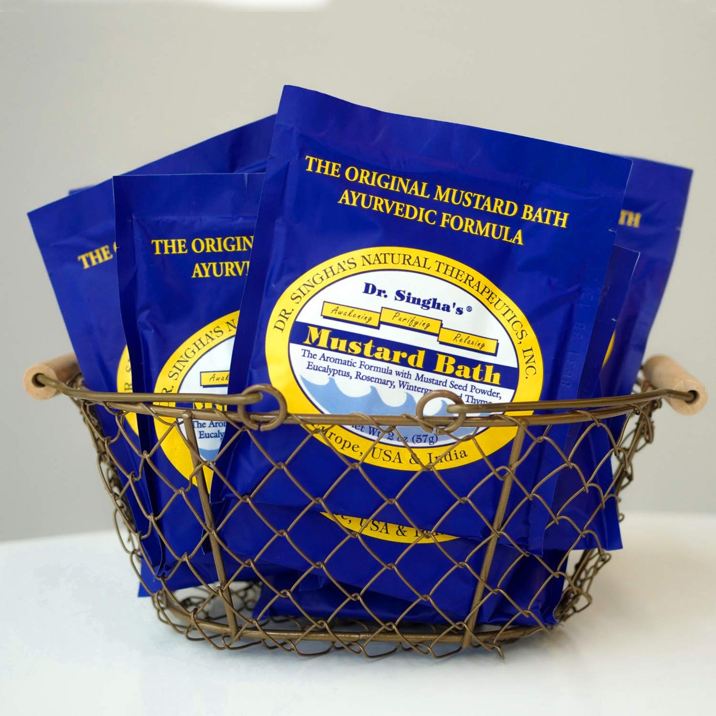 Dr. Singha's Mustard Bath, Therapeutic Bath Salts, 2 Oz