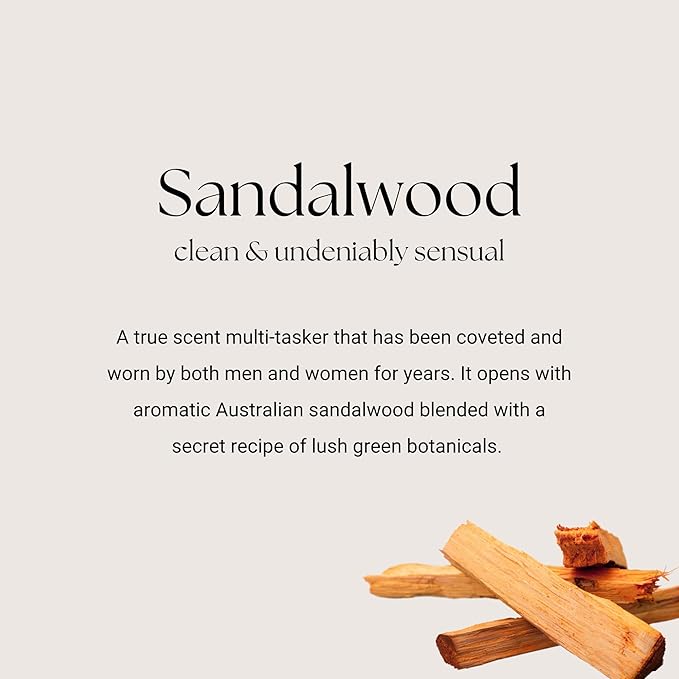 Caswell-Massey Sandalwood Eau de Toilette Discovery, Clean & Fresh Yet Undeniably Warm, Unisex Sandalwood Scent, Sample Size Vial, Perfume for Men & Women, 0.25 Fl Oz