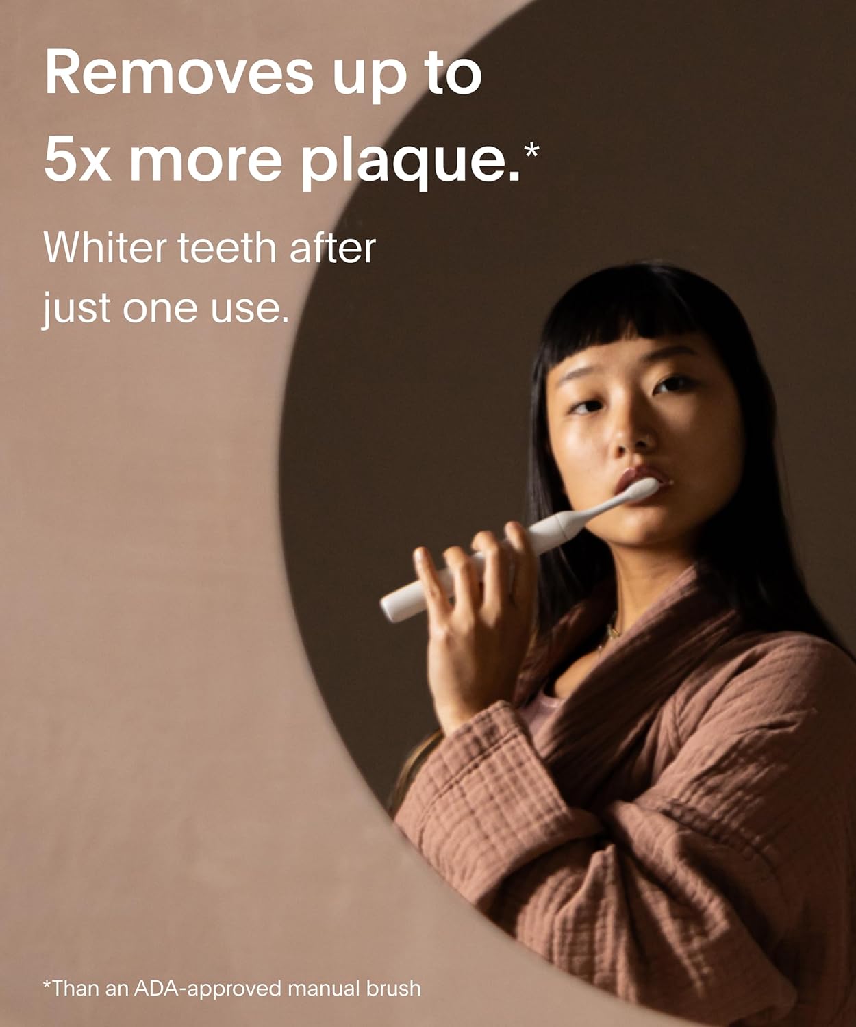 SURI Recyclable Plant-Based, Electric Toothbrush Heads - Built-in Tongue Scraper, Long Lasting Replacement Heads | Compatible Only with SURI Sonic Electric Toothbrush - Sea Mist, Pack of 3