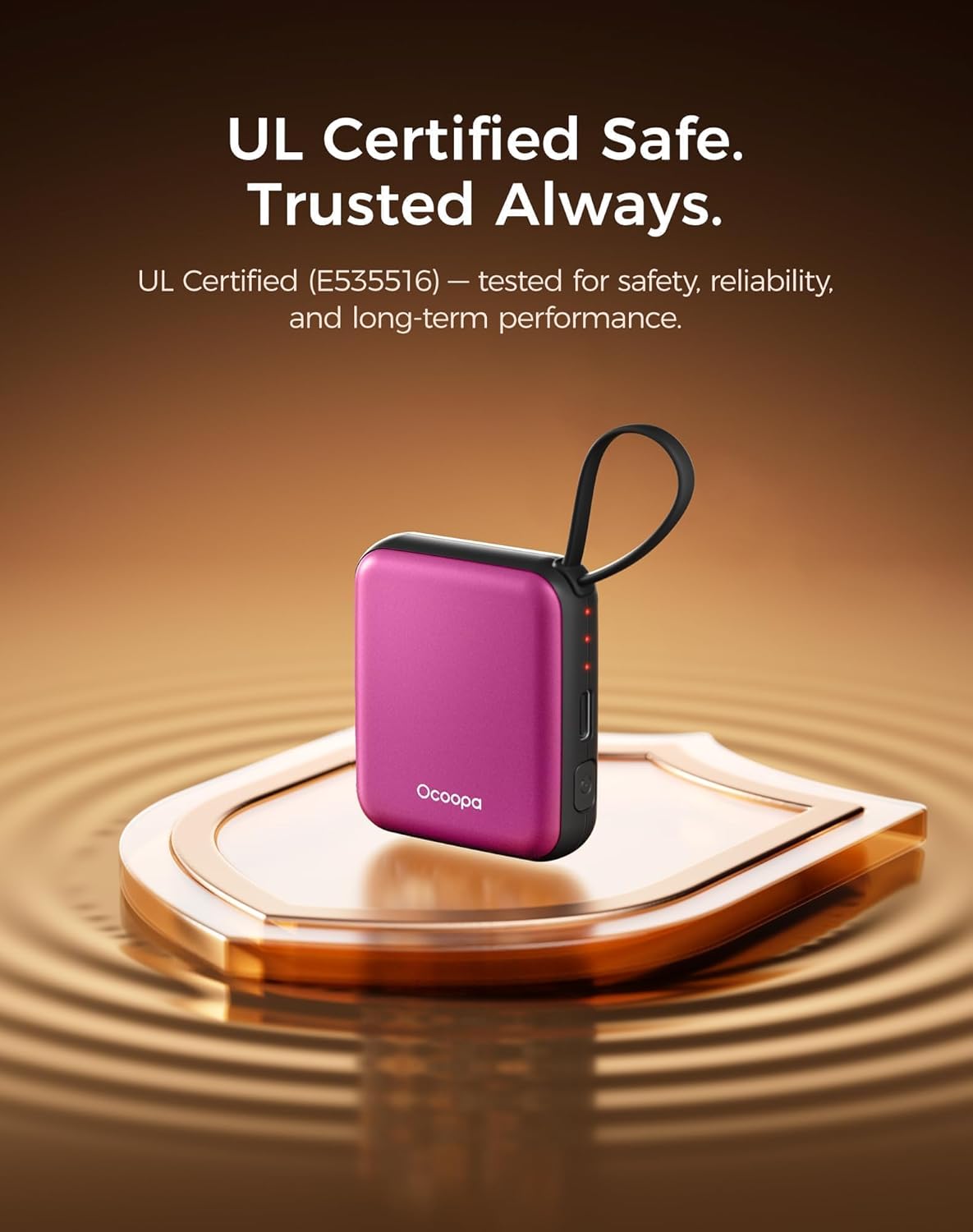 Ocoopa Hand Warmers Rechargeable UT5 Nano – Slim Electric Pocket Heater, Smart Temp Control, 14Hrs Battery, UL Safety, Artists in Bloom Design, Practical Gifts for Women, Christmas, Outdoor, Office