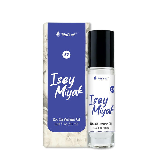 Well's Oil Well's Perfume Oil Roll-On (Isey Miyak) | Clean, Rich, Pure Scent | Alcohol-Free | Oil Based | Long Lasting | Concentrated Roll-on Perfumes for Women and Men |10 ml / 0.33 fl Oz