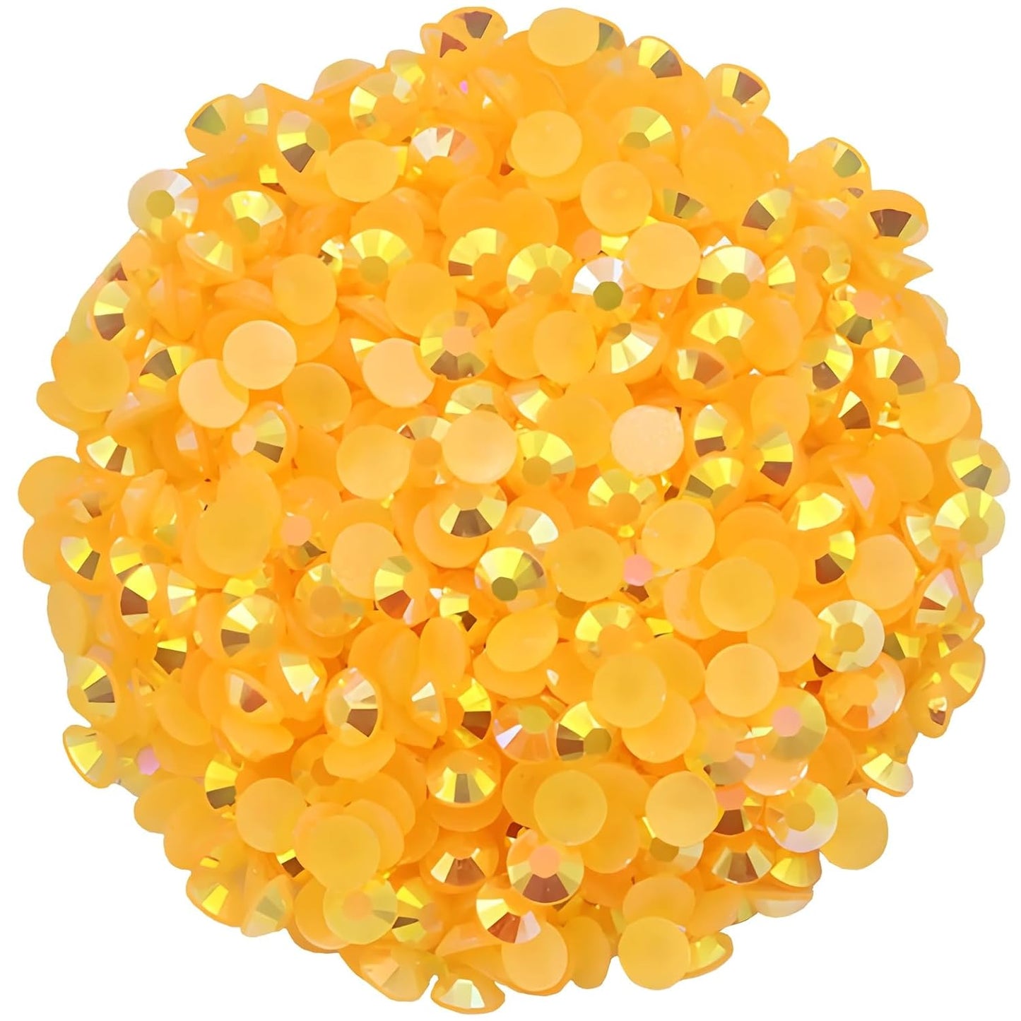 720 Pcs SS30 6mm Flatback Rhinestones for Nails Art Crafts Glitter Round Shine Gems AB Crystals DIY Clothes Shoes （Orange Red AB）