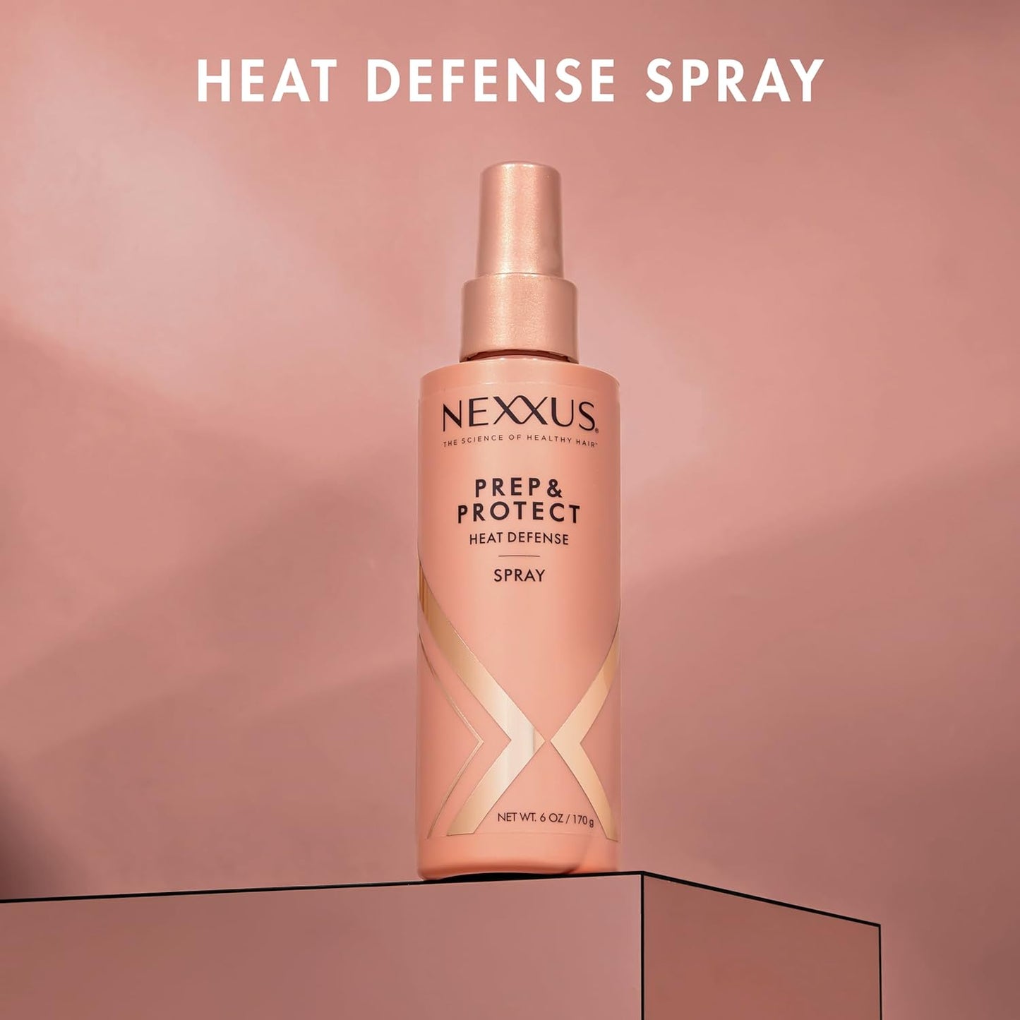 Nexxus Heat Defense Spray Prep & Protect for 450 degree heat protection, with StyleProtect Technology 6 oz