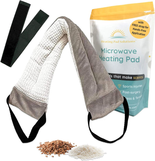Versatile Microwavable Heating Pads for Neck Pain Relief, Back Pain, and Shoulder Pain Relief - Microwave Heating Pad for Cramps and Muscle Relief, Hot and Cold Reusable Pad - 1 Pack