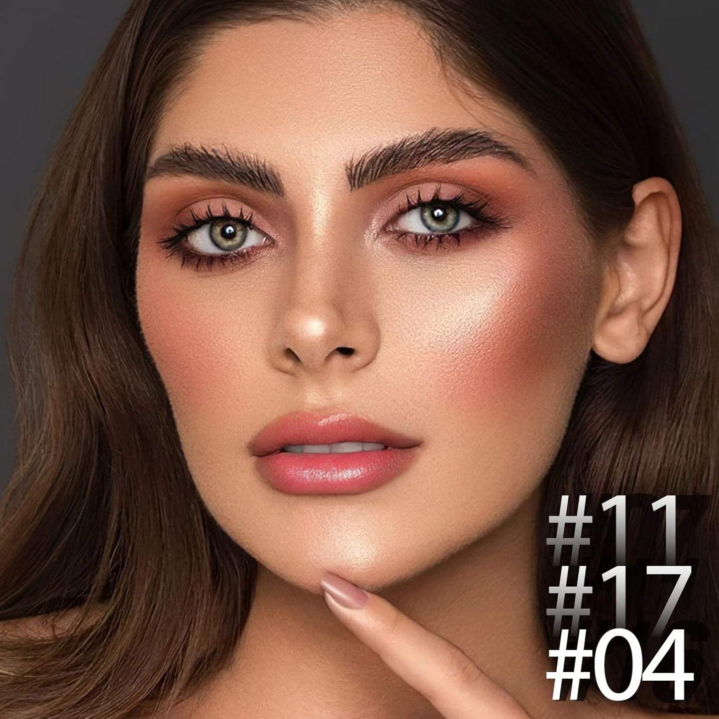 3 Pcs MEDIUM Contour Stick Set,Cream Blush & Highlighter Bronzer Pen,Long Lasting & Smooth Natural Face Contouring Illuminator,Professional Makeup Kit for All Skin