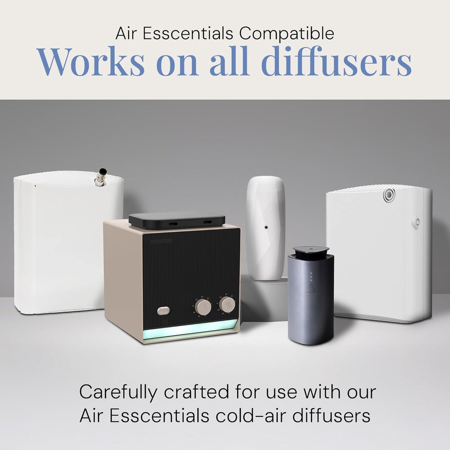 Aegean Summer Aroma Oil, Essential Oils Blend for Diffusers & Scent Machines, Green Tea & Lemongrass, Aromatherapy, Cold Air Diffuser Compatible, 300 mL