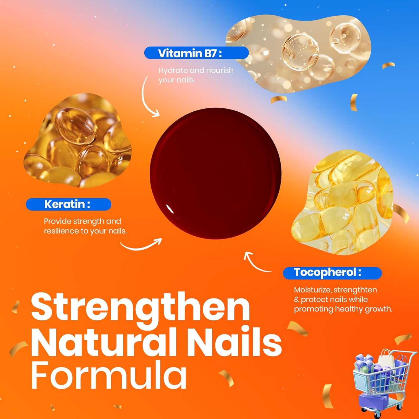 Beetles Fall Nail Polish Set P180, 6 Color Red Yellow Green Quick Air Dry Nail Polish, Natural Nail Lacquer Manicure DIY Nail Art Salon Gift For Women