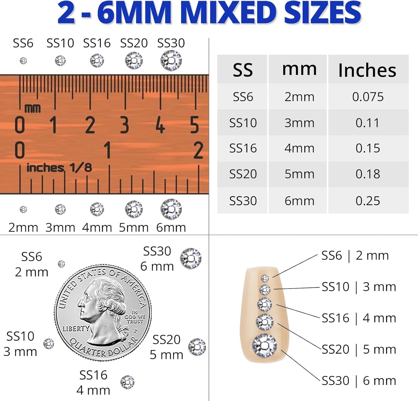 30000Pcs Resin Rhinestones for Crafting Bedazzling, Blue Flatback Gems Crystal for Crafts Clothing Clothes Shoes Fabric Tumblers Cups, Bling Dark Royal Navy Blue Flat Back Jewels with b7000 Glue