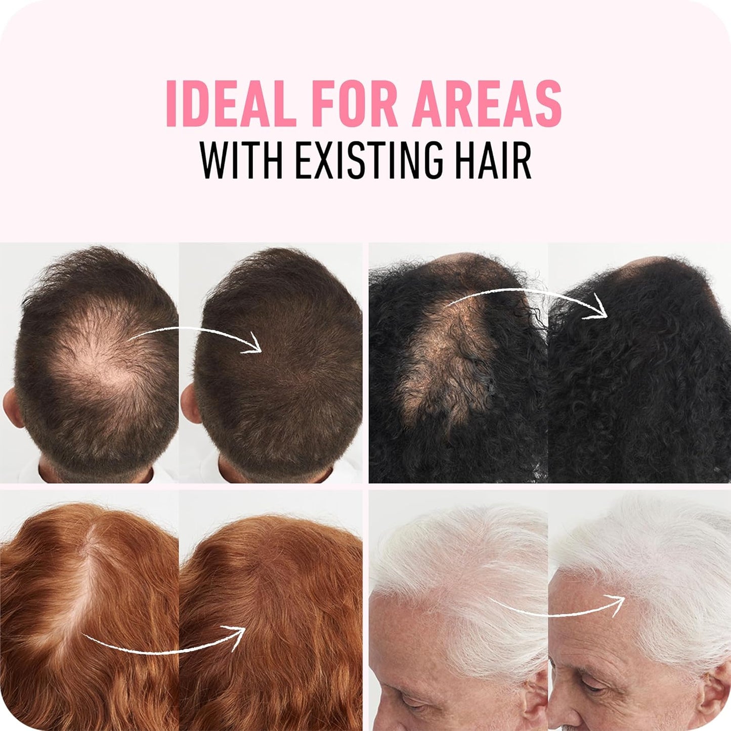 BOLDIFY Hair Fibers (56g) - Fill In Thinning and Fine Hair for an Instantly Fuller, Thicker Look - 14 Shades for Women & Men - Gray