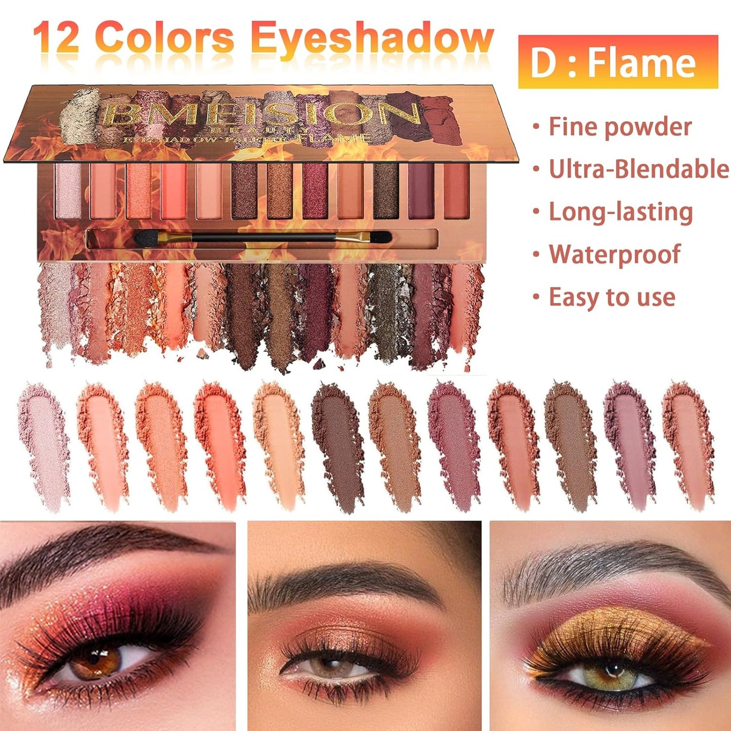 All in One Makeup Kit for Women Full Kit, 12 Colors Eyeshadow, Foundation & Primer, Lipsticks, Eyeliner, Mascara, Contour Stick, Brow Soap, Makeup Brush & Sponge, Make Up Gift Set for Women, Teens