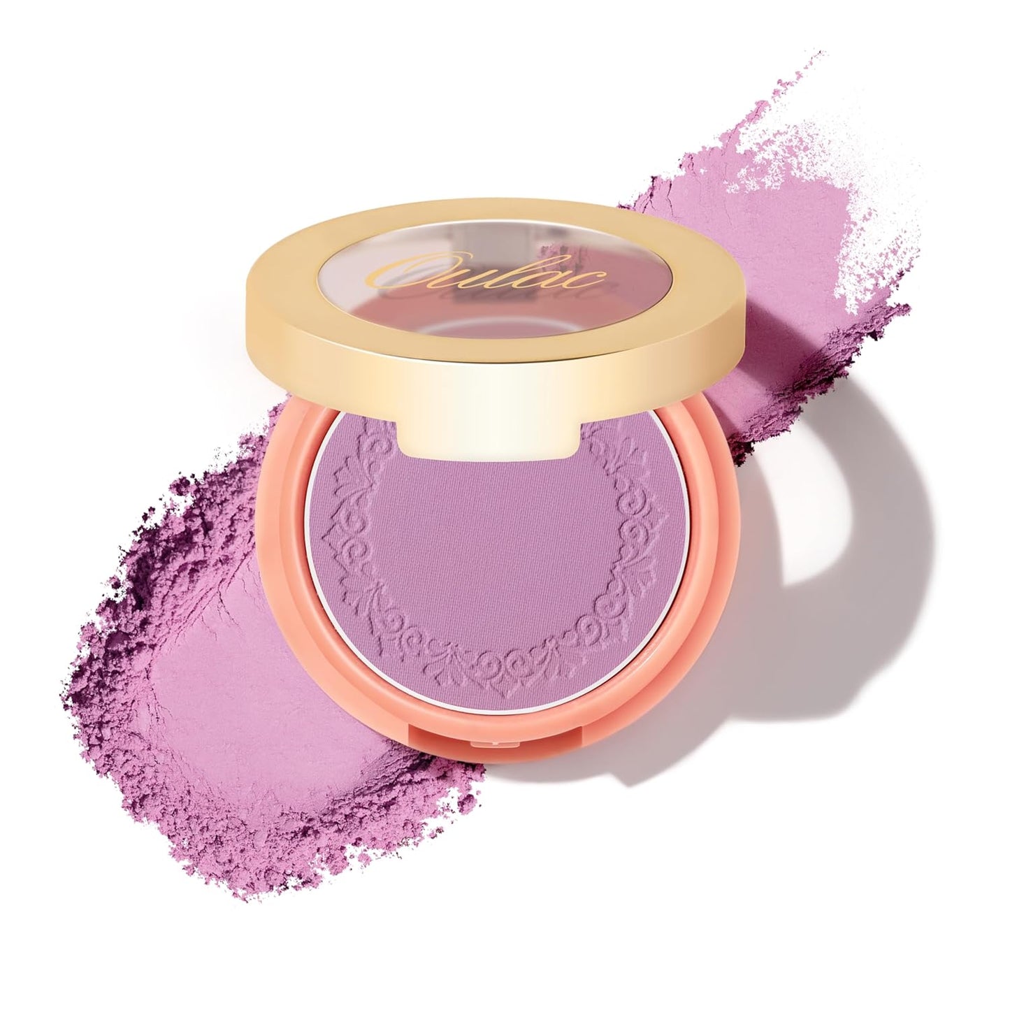 Oulac Purple Blush for Cheeks Blush Makeup| Highly Pigmented Cream| Natural Matte Glow| Shape & Highlight Face| Cruelty-Free with Rose Oil| N20 Believe 4.8g