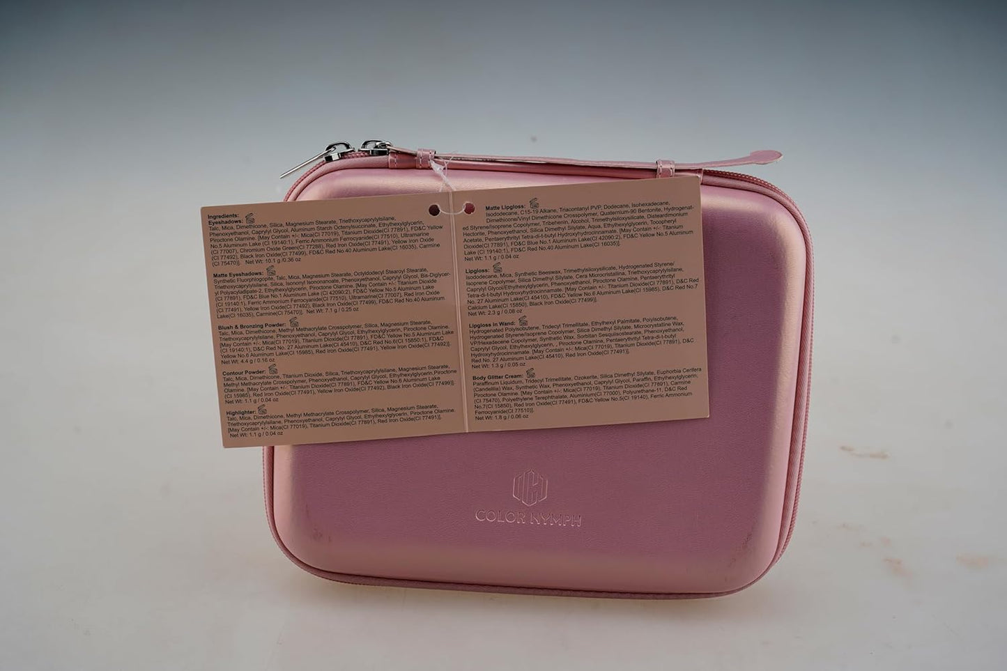 Color Nymph Makeup for Teens with Reusable Pink Handbag, All In One Girls Makeup Sets Makeup Kits for Girls Women with Eyeshadow Blushes Bronzer Highlighter Lipgloss