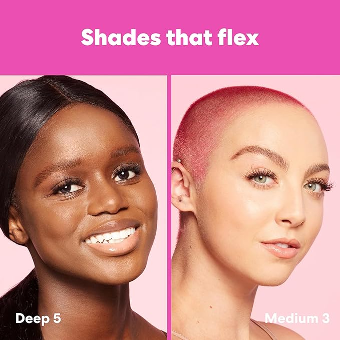 Beautyblender 12-Hour Always on Radiant Skin Tint, Breathable Serum Foundation Stays Put for All Day Long Wear, Infused with Hyaluronic Acid & Niacinamide, Light 4