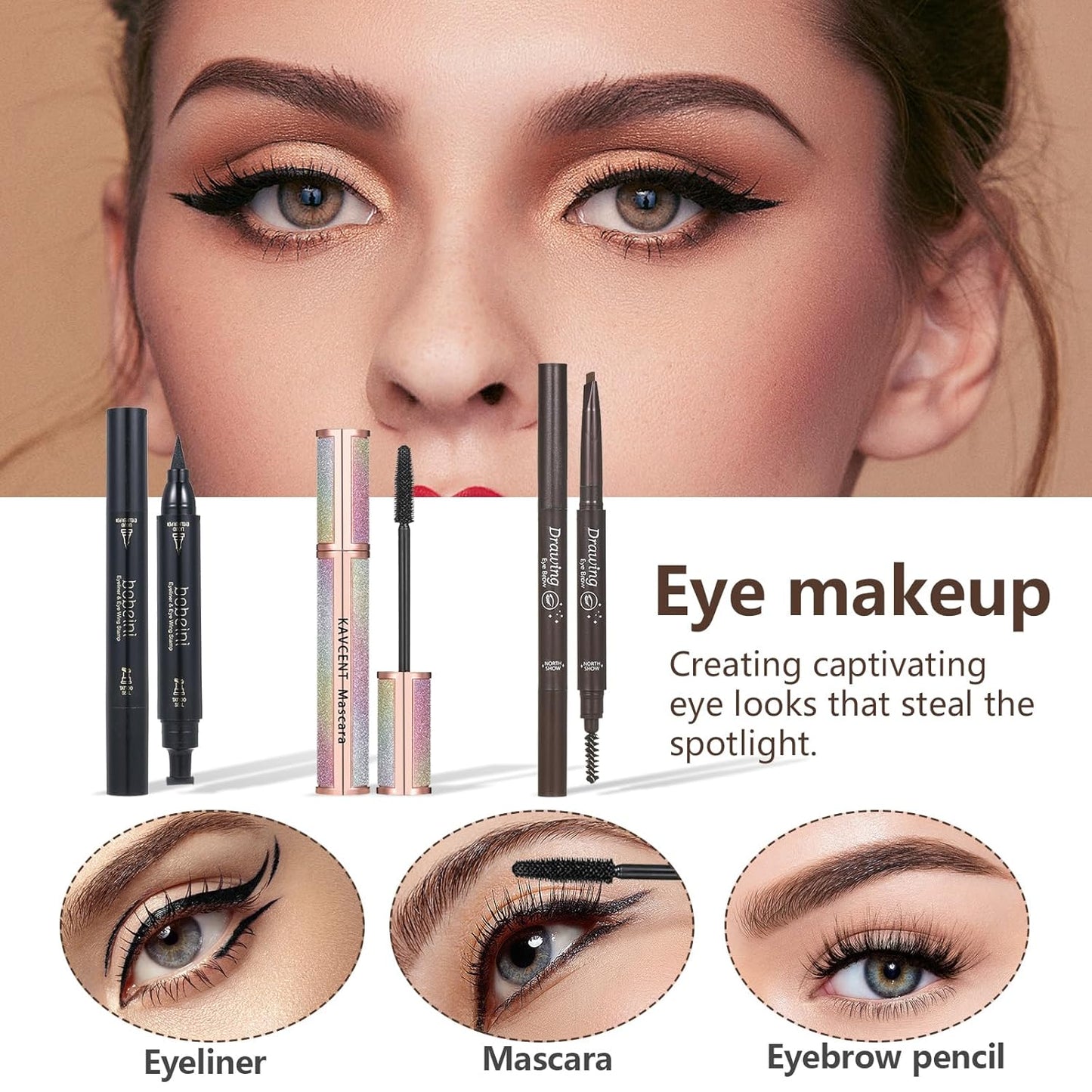 30 Pieces Makeup Kit for Women Full Kit, TooAemiS Professional Makeup Kit for Teens or Adult, All in One Makeup Sets Include Eyeshadow Palette Lipstick Concealer Foundation Mascara Loose Powder Etc