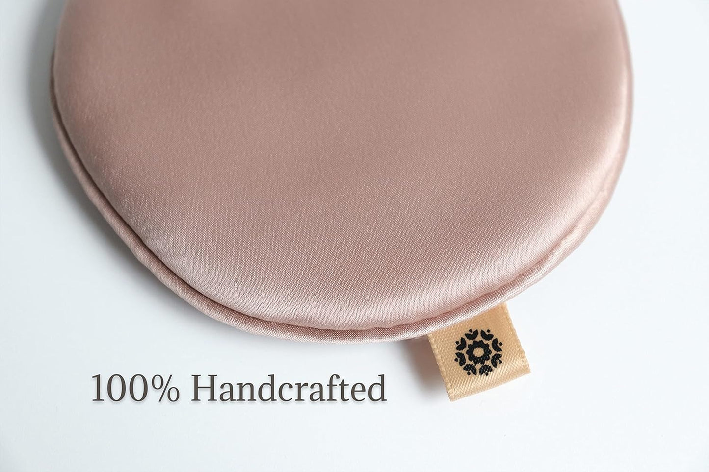 Premium Handcrafted 25 Momme Mulberry Silk Eye Mask for Sleeping (Ballerina)