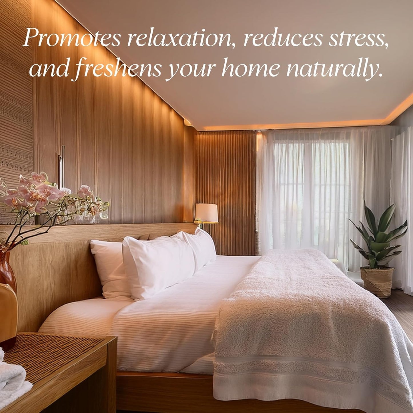 DRMTLGY Natural Lavender Linen Mist and Room Spray. Pure Lavender Essential Oil and Chamomile Pillow Spray, and Fabric Aromatherapy Spray, 8oz, 2 pack