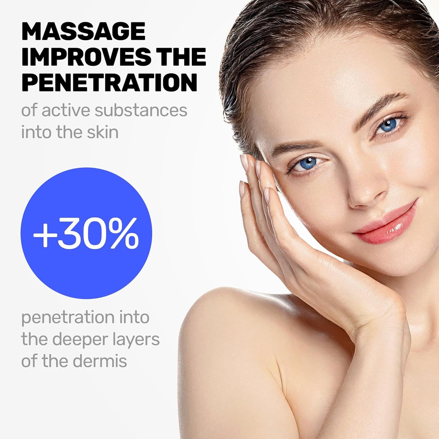 Under Eye Cream with Caffeine, Turmeric & Hyaluronic Acid | Vibrating Applicator & Snail Mucin | Anti-Aging Treatment to Reduce Wrinkles, Dark Circles, Puffiness, Bags Intense Hydration 0.7 oz